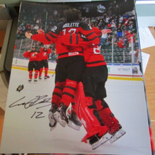 CONNER ROULETTE SIGNED 8x10 MATTE PHOTO TEAM CANADA DALLAS STARS (A)