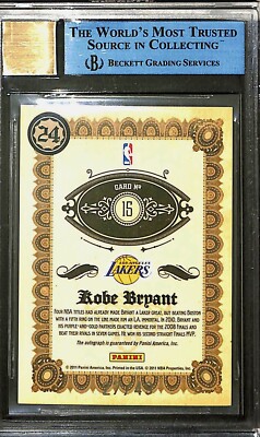 【10シリ】KOBEレデパック GOLD SNAKESKIN PANINI 2019 Panini Kobe Bryant Career Highlights Gold Snakeskin 6