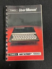 1982 TIMEX SINCLAIR 1000 USER MANUAL