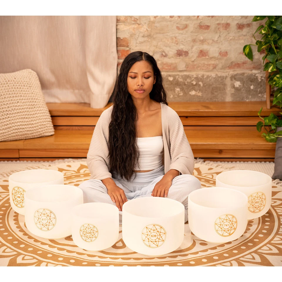 Meinl Sonic Energy (SOLCSBSET) Crystal Singing Bowl Solfeggio Set - Bild 2 von 4