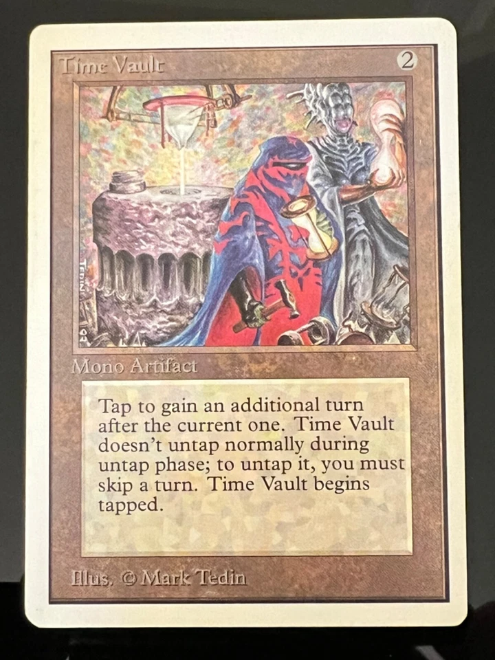 Magic the Gathering MTG Unlimited Time Vault NM/LP (Beta Bob) - Image 3 of 4