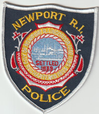 Newport RI Police obsolete patch shipped from Australia