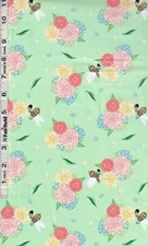 Quilting Bees Light Green Errands by Camelot Fabrics bty