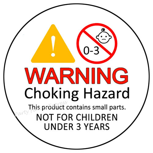 WARNING CHOKING HAZARD SMALL BUSINESS ENVELOPE SEALS LABELS