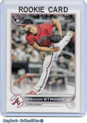   2022 ~ Topps #509 ~ Spencer Strider RC ~ Braves ~ NmMt=8 ~ QTY
