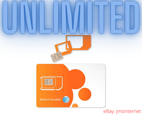 AT&T UNLIMITED Data Wi-Fi Internet WiFi for Home & RV Hotspot 4G LTE & 5G SIM