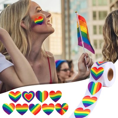 Regenbogen Schminke Set Mit Stift & Stickern | Für Pride Party & LGBT Events | Ungiftig & Hautfreundlich