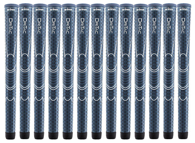 Set of 13 - Winn Dri-Tac Midsize Navy Mens Golf Grip   +1/16'' 6DTNB