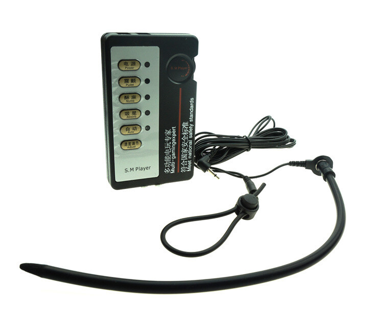 Electro Reines Silikon klingende Harnröhrenstecker elektrischer Penisring