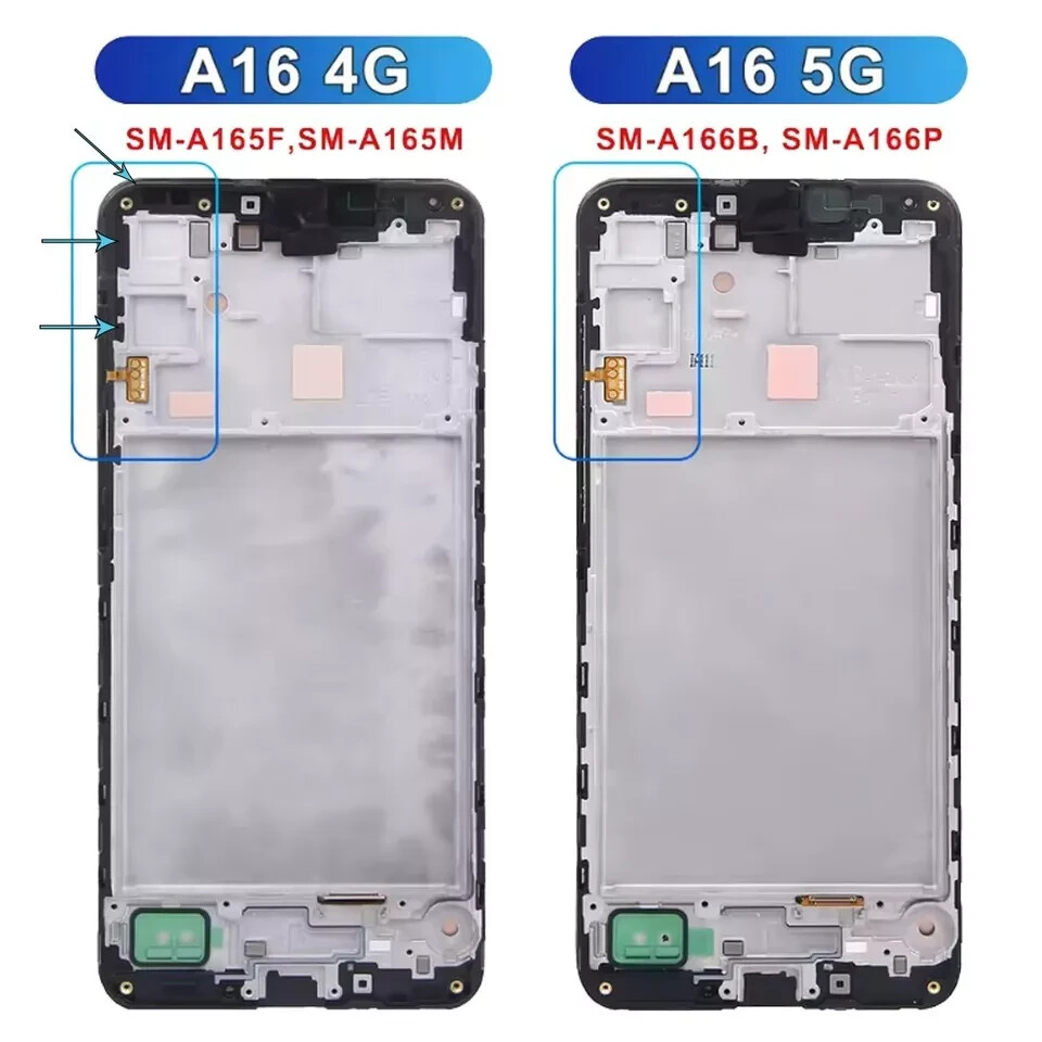 For Samsung Galaxy A16 4G/5G SM-A165 A166B LCD Display Screen GENUINE ...