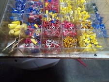 NEW ELECTRICAL WIRE TERMINALS & CONNECTORS +  ORGANIZER DRAWER