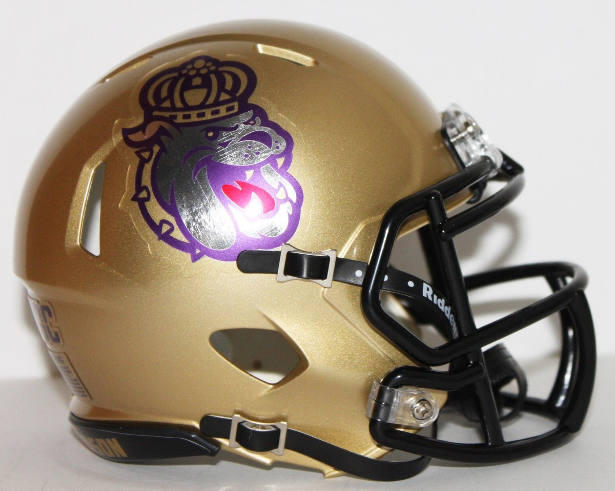 2024 James Madison JMU Dukes Custom Riddell Mini Helmet vs