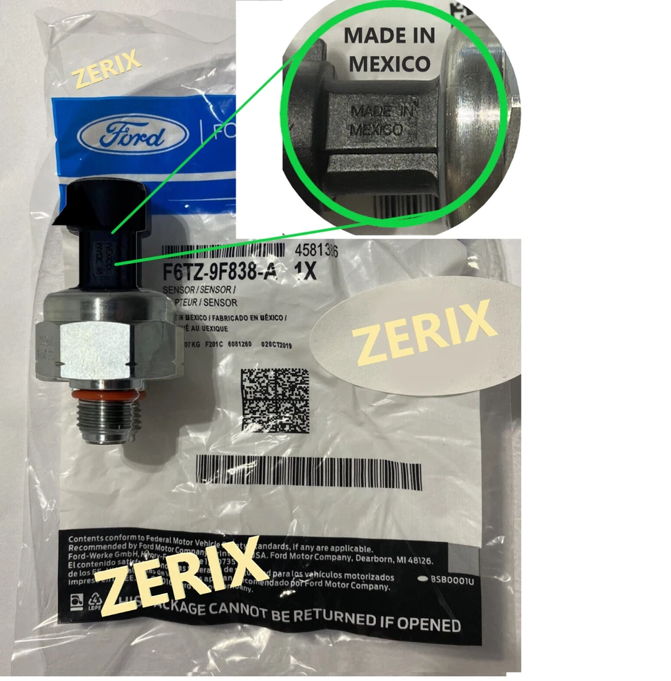 F6TZ-9F838-A, 7.3L Factory Diesel Oil Pressure Sensor Fits FORD 97-2003 ICP102 - Image 2 of 4