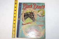 Black Beauty vintage hardcover book, The Autobiography of a Horse, c1905, rough