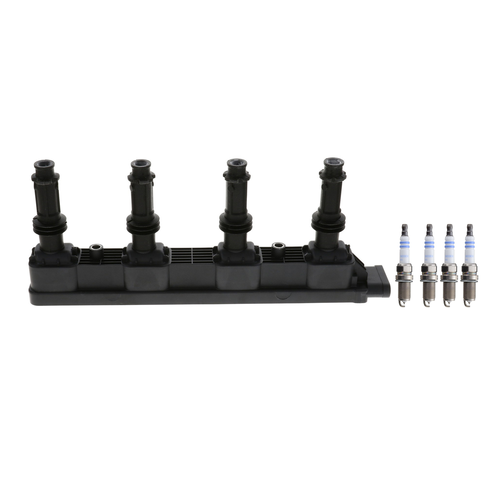 Bosch Ignition Coil  4 Iridium Spark Plugs Kit For Chevrolet Volt 1.4 L4
