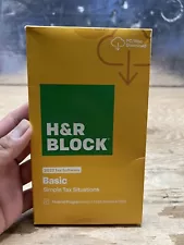 SEALED DOWNLOAD H&R BLOCK BASIC SIMPLE TAX SITUATIONS 2022 E-FILE WIN + MAC