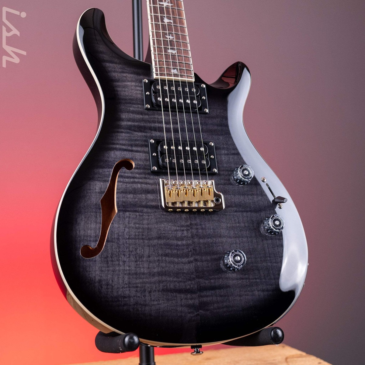 PRS SE Custom 24 Semi-Hollow Piezo Charcoal Burst *2025 PRS SE Custom 24 Semi-Hollow Piezo Charcoal Burst *2025