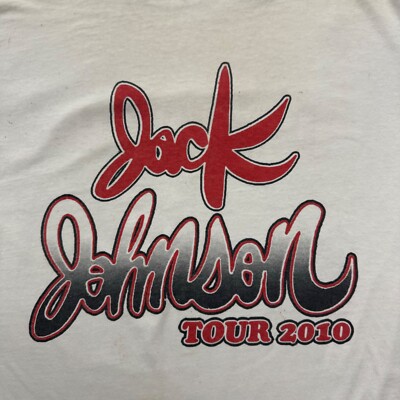 Jack Johnson 2010 Tour Local Crew シャツ VTG 2010 Jack Johnson 2010 Concert Lot Tour T Shirt Graphic