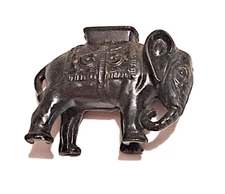 Antique Cast Iron Coin Still Bank Circus Elephant A C Williams Toy