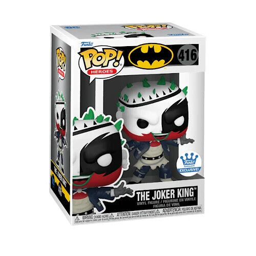Funko Pop Heroes The Joker King #416 Funko exclusivo en protector pop - Imagen 2 de 4