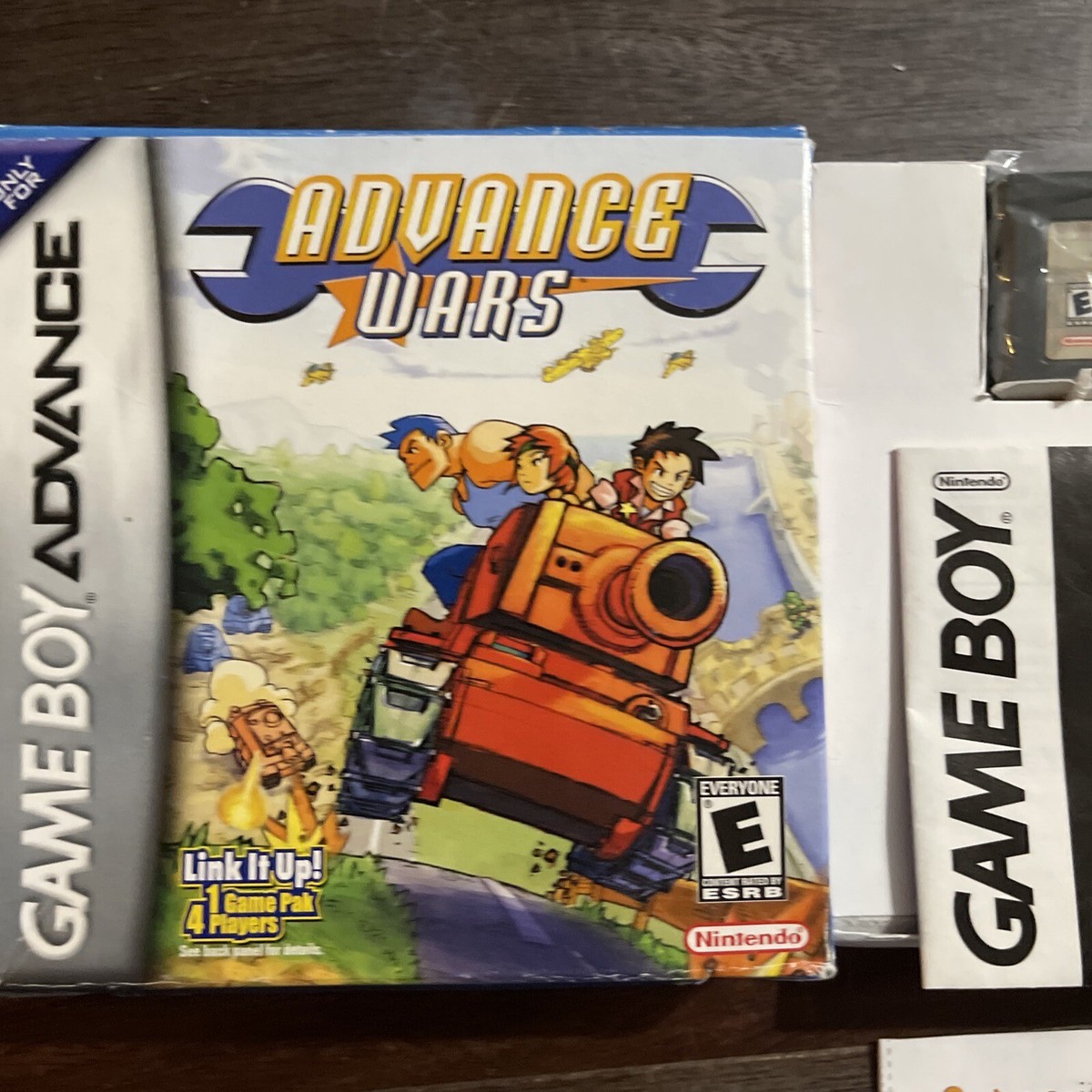 Advance Wars GBA CIB Complete Nintendo Game Boy Advance AUTHENTIC