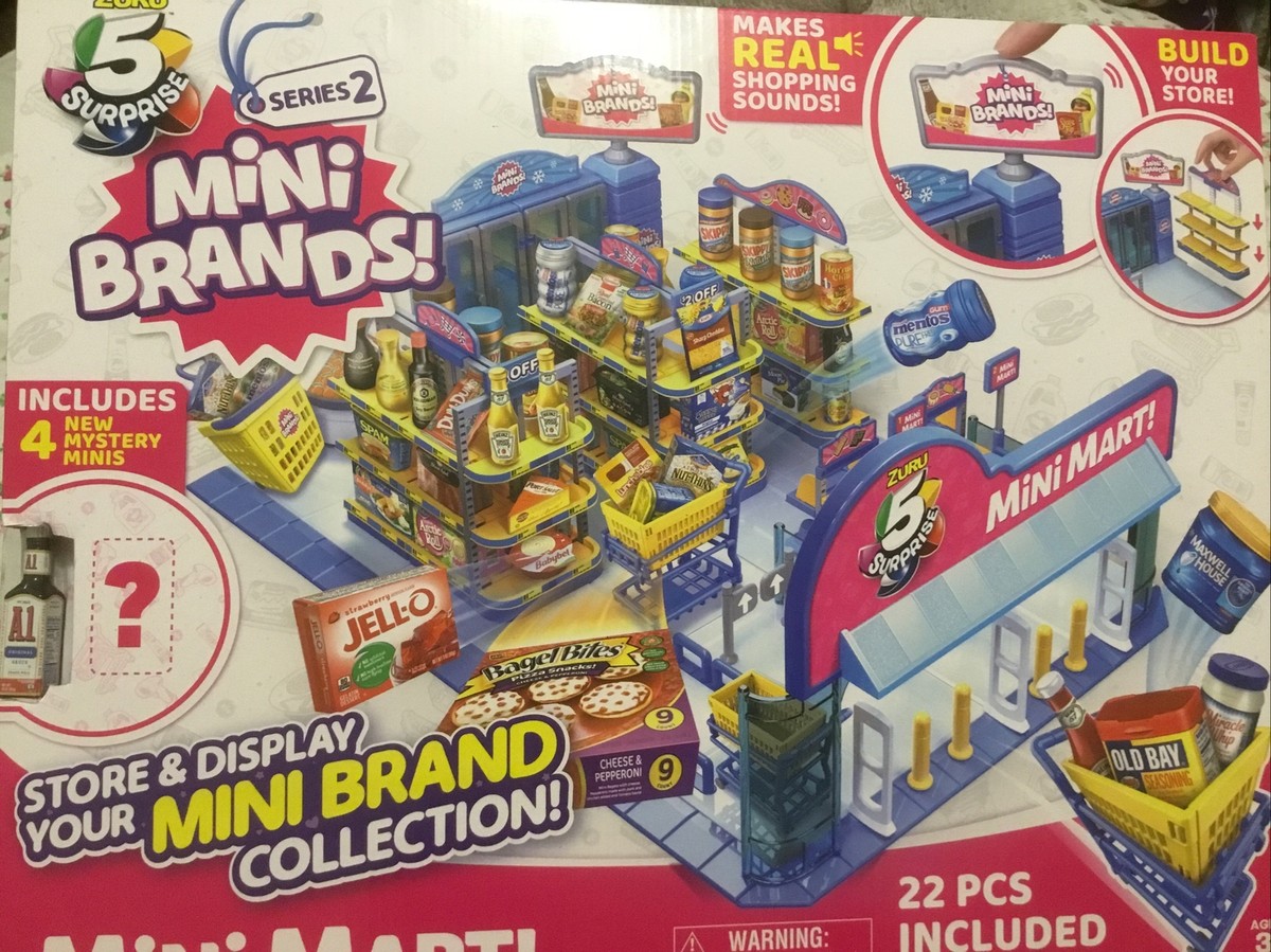 ZURU Surprise Mini Brands Mini Mart with Rare Mini Brands NEW SERIES