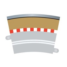 Scalextric Single Lane Radius 3 Curve Outer Borders 22.5   Barriers C7019
