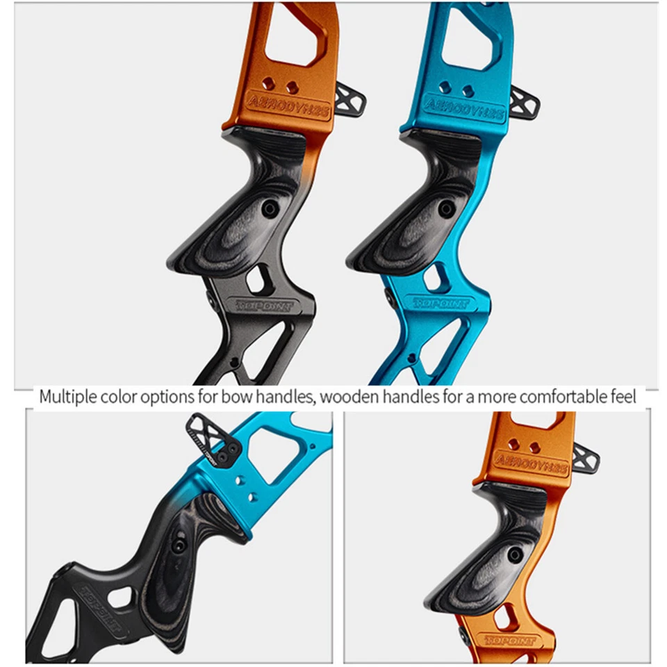 ILF Recurve Bow Riser 25" Archery Takedown Wood Grip Profession Shooting Aerodyn - Image 3 of 4