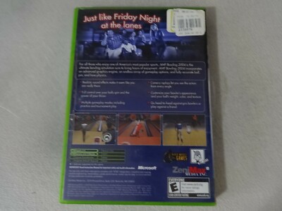 AMF Bowling 2004 (Microsoft Xbox, 2004) Complete w/ Manual