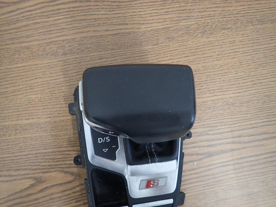 2017-2023 AUDI S4 S5 S-line TRANSMISSION gear shifter knob boot bezel handle OEM - Image 3 of 4