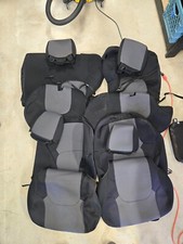 Nissan Xterra Neoprene Seat Covers Coverking Front And Rear Black Grey Nissan Xterra Neoprene Seat Covers Coverking Front And Rear Black Grey