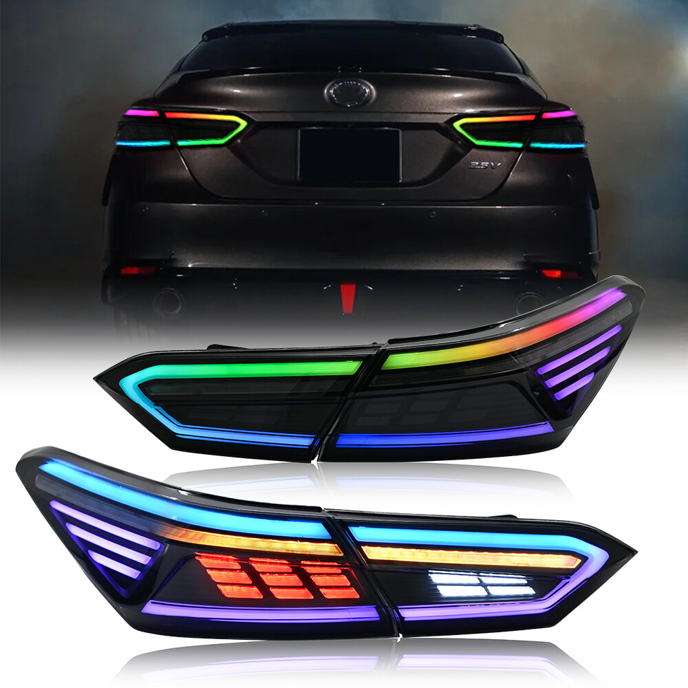 ④【新品未使用】 LED　テールライト CAMRY（272726257118） RGB LED Tail Lights for Toyota Camry SE LE XSE XLE TRD 2018-2024