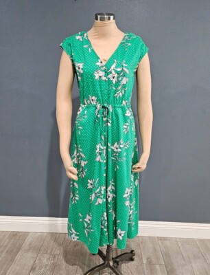 draper james green dress Women's Olive Green Shift Dress Green, M