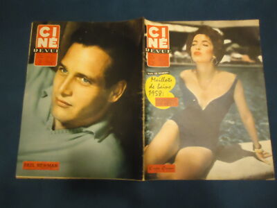+CINE REVUE N°31 1958 LINDA CRISTAL PAUL NEWMAN D. DORS LADD CORDY QUINN