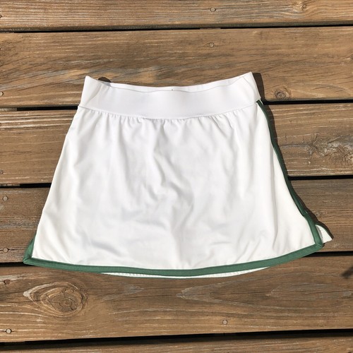 Tuckernuck White and Green Elena Tennis Golf Skirt, Gingham Under Shorts Small - Picture 2 of 6