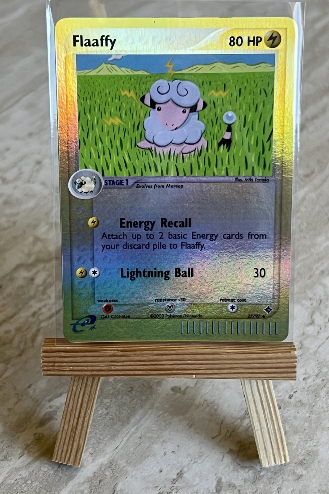 Pokémon TCG Flaaffy 27/97 EX Dragon Reverse Holo (English) - NM(-) 