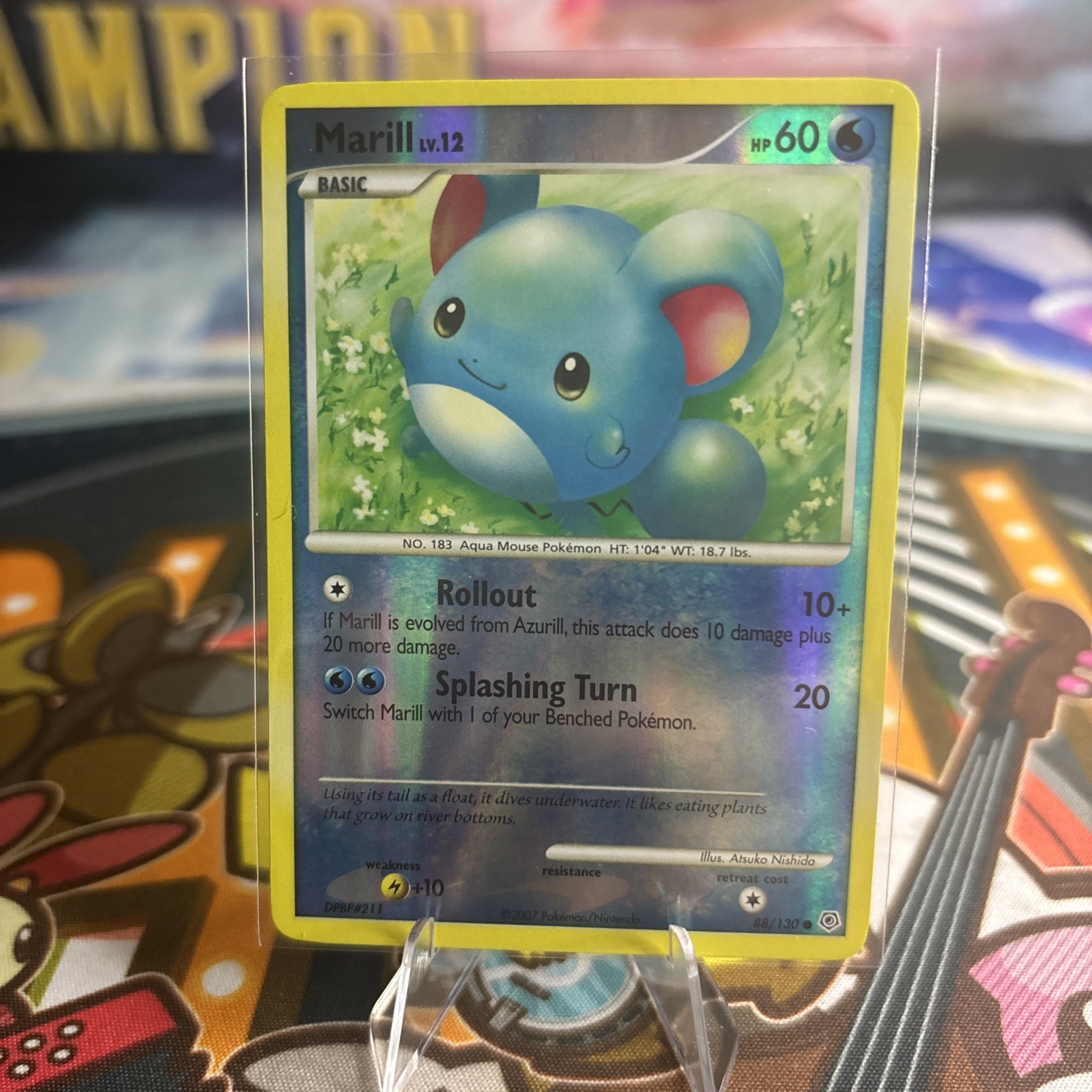 Marill 88/130 Diamond and Pearl Reverse Holo