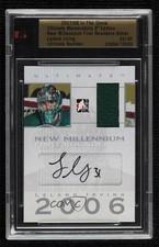 2007-08 ITG Ultimate Memorabilia 8th Edition Silver 6/40 Leland Irving Auto 4p5