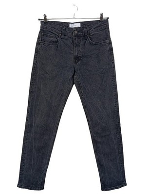 BERSHKA Slim Jeans Damen Jeans Gr. DE 38 schwarz Casual-Look