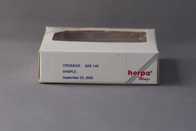 Crossair BAE 146 SAMPLE, Herpa Wings 1:500, HB-IXX - never released