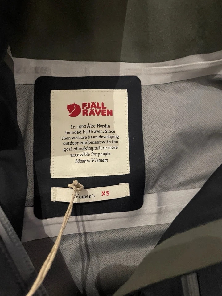 Fjällräven Womens Keb Eco-Shell Jacket Dark Navy Size Xs BNWT - Image 2 of 4