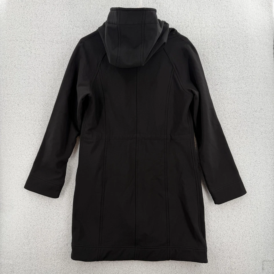 Abrigo Lululemon Mujer 6 Negro Softshell Capucha Forrado de Vellón Cremallera Completa Chaqueta Foto 2 de 4