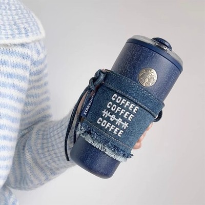 New Starbucks China 2026 Denim Star Coffee Retro 21oz Tumbler with