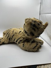 vintage Steiff reclining Bengal tiger cub plush