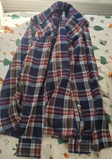 Vintage 80s Lumberjack Plaid Flannel Long Sleeve Btn SHIRT MEN'S Medium