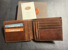 THE BRIDGE ORIGINALE PORTAFOGLIO CARTE CREDITO BANCONOTE DOCUMENTI THE BRIDGE