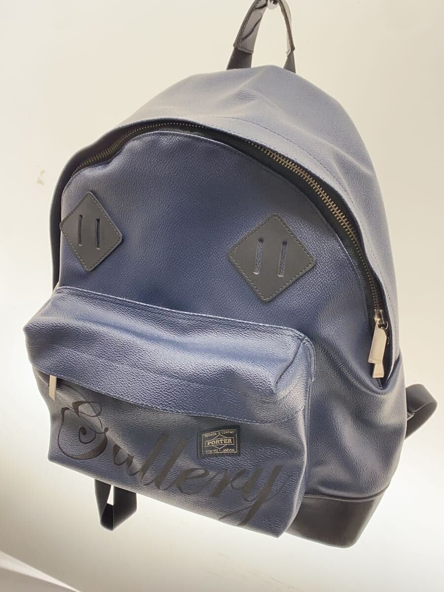 PORTER◆Backpack/Leather/NVY - image 2