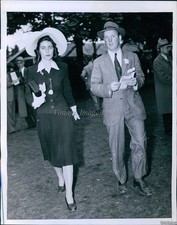 1941 E Coe Kerr Jr Belmot Park'S Spring Opening Horse Racing Ny Sports Photo 7x9