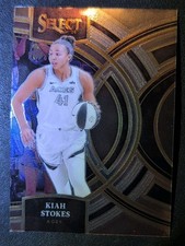 2024 Panini Select WNBA - Premier Level Kiah Stokes #179 Silver Prizm