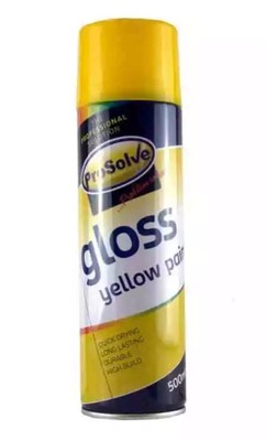 Prosolve Acrylglanz Sprühfarbe 500ml Aerosol glänzend gelb Lack RAL 1003